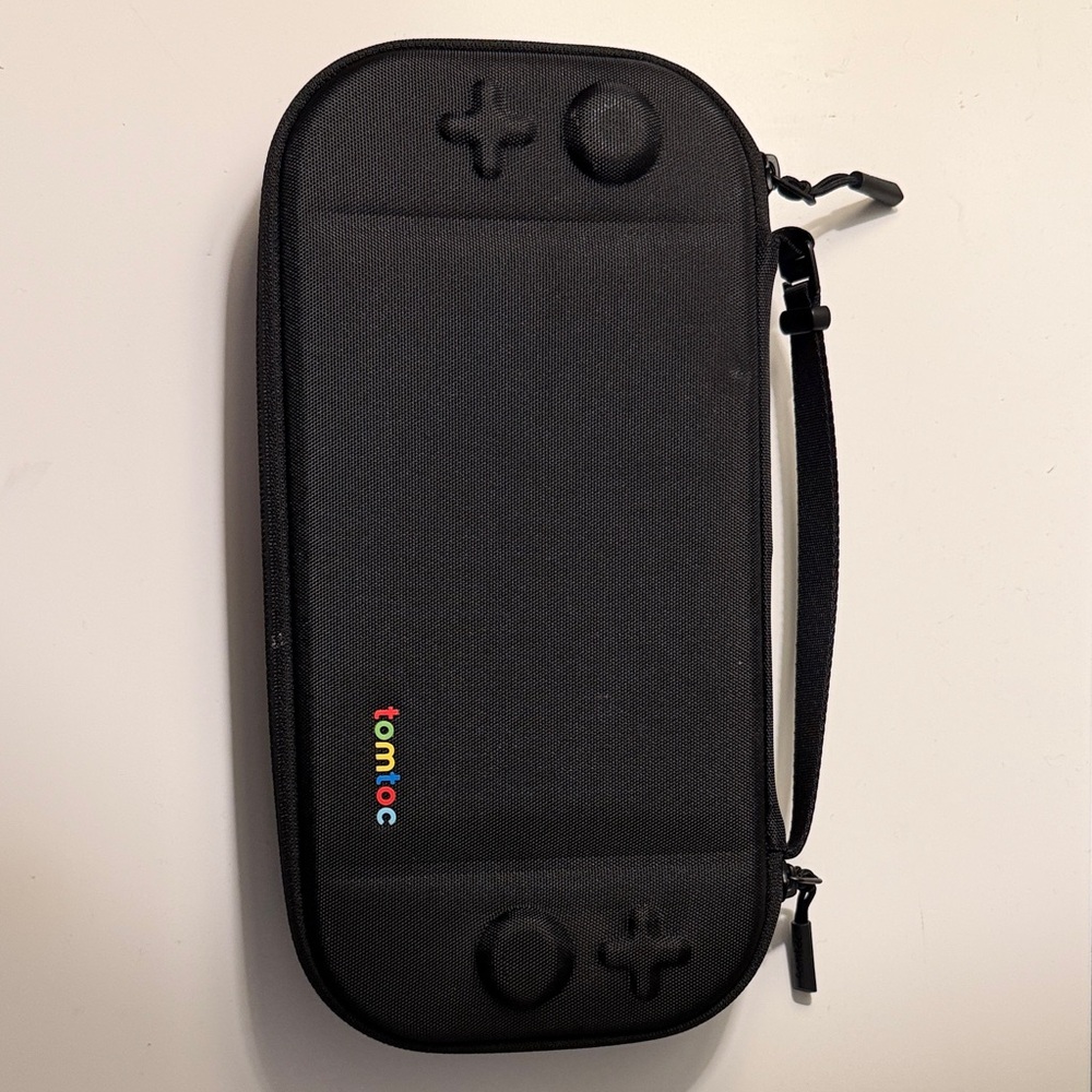 Black Nintendo Switch 2 Console Case plus glass screen protector